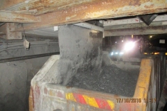 Spillage Mat - preventing spliiage wilst hopper is being filled with ore